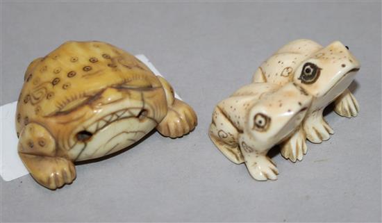 Two netsuke